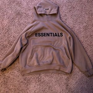 2020 Fear of God Essentials Hoodie ‘Taupe’